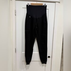 Figs Maternity Black Women's Track Pants